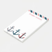 航海のパターン（の模様が）あるいかり ポストイット (アングル)