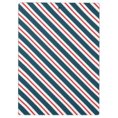 航海のパターン（の模様が）あるパーソナライズされたいかり クリップボード (裏面)