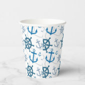 航海のパターン 紙コップ (右)