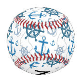 航海のパターン 野球ボール (裏面)