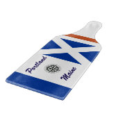 航海のパーソナライズされた形の カッティングボード (角)