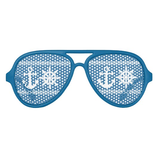 航海のパーティー アビエーターサングラス (正面)