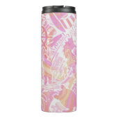 航海のビーチコラージホットピンクID840 タンブラー (裏面)