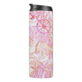 航海のビーチコラージホットピンクID840 タンブラー (回転右)