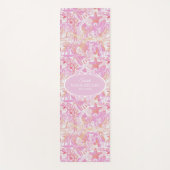 航海のビーチコラージホットピンクID840 ヨガマット (正面)