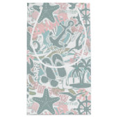 航海のビーチコラージュセージID840 スモールペーパーバッグ (裏面)