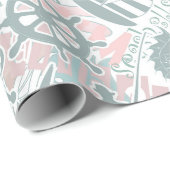 航海のビーチコラージュセージID840 ラッピングペーパー (ロールコーナー)