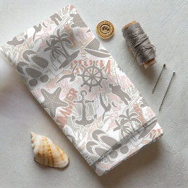 航海のビーチコラージュタウペID840 ファブリック