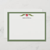 航海のビーチテーマ結婚通信カード ポストカード (正面/裏面)