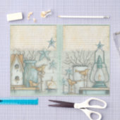 航海のビーチデザインシリーズ3 薄葉紙 (クラフト)