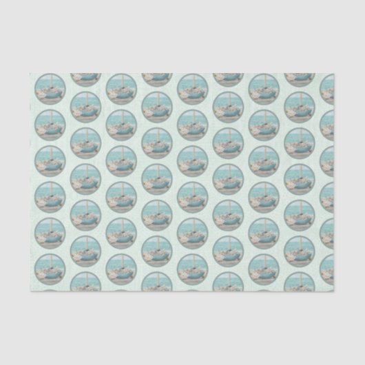 航海のビーチデザインシリーズ6 薄葉紙 (正面)