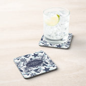 航海のビーチパターンNavy ID839 コースター (右側)