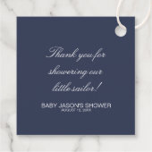 航海のビーチパターンNavy ID839 フェイバータグ (裏面)