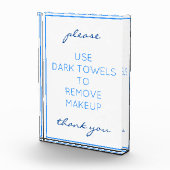 航海のビーチブルーバスルーム化粧タオルブロック フォトブロック (右)