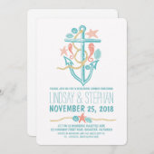 航海のビーチリハーサル招待状 招待状 (正面/裏面)