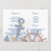 航海のビーチ結婚式カスタマイズ メニュー (裏面)