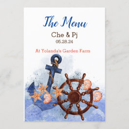 航海のビーチ結婚式カスタマイズ メニュー