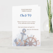 航海のビーチ結婚式テーマ