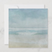 航海のビーチ結婚式 招待状 (裏面)