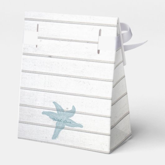 航海のビーチ |結婚式の引き出物ボックス フェイバーボックス (裏面サイド)