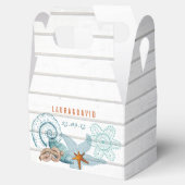 航海のビーチ |結婚式の引き出物ボックス フェイバーボックス (オープン)