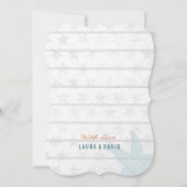 航海のビーチ |結婚式招待状 招待状 (正面)