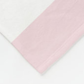 航海のピンクストライプのの子どもの毛布パーソナライズされた- フリースブランケット (角)