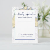 航海のフォーマル結婚マルタのブドウ畑 出欠カード (スタンド正面)