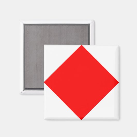 航海のフラグ"F" Foxtrotマグネット マグネット (正面/裏面)