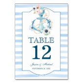 航海のフローラいかりブルーストライプビーチ結婚式 テーブルナンバー (裏面)