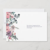 航海のフローラいかりメイド・オブ・オーナー(花嫁付き添い人)提案カード 招待状 (裏面)