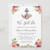 航海のフローラいかり我々はまだ誓の更新を行う 招待状 (正面)