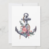 航海のフローラいかり結婚式招待状 招待状 (裏面)