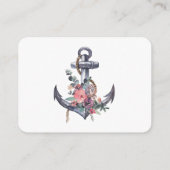 航海のフローラいかりRSVP詳細QRコード エンクロージャーカード (裏面)