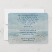 航海のブライダルシャワー 招待状 (裏面)