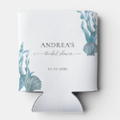 航海のブルーシェル ウェディングシャワーのお土産 缶クーラー (裏面)