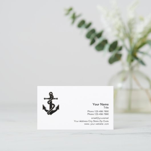航海のプロフェッショナルロゴテンプレート 名刺 (スタンド正面)