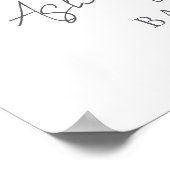 航海のベビーオンボードシャワー歓迎サイン ポスター (角)