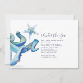 航海のベビーシャワー招待状 招待状 (正面)