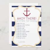 航海のベビー アドバイスカード (正面/裏面)