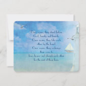 航海のホワイトライトハウスの誓いの更新 招待状 (正面)