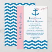 航海のポストウェディング レセプション招待状 招待状 (正面/裏面)