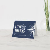 航海のモダンありがとう サンキューカード (正面)