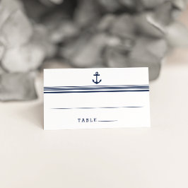 航海のモダン結婚座席表 プレイスカード