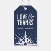 航海のモダン結婚式の引き出物 ギフトタグ (正面)