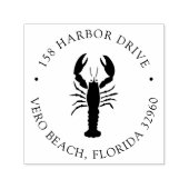 航海のロブスター差出人住所 セルフインキングスタンプ (デザイン)