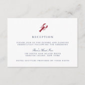 航海のロブスター披露宴 エンクロージャーカード (正面)