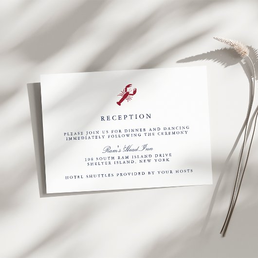 航海のロブスター披露宴 エンクロージャーカード