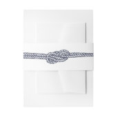 航海のロープノットエレガミニマルントウェディング 招待状ベリーバンド (正面例)