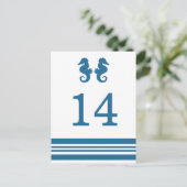 航海の乗用台番号葉書 ポストカード (スタンド正面)